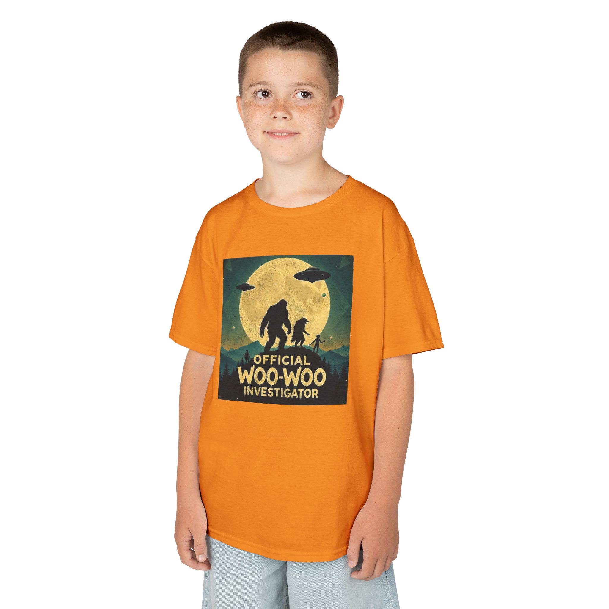 Official Woo-Woo Investigator Shirt - Retro UFO and Bigfoot Cryptid Tee - Image 6