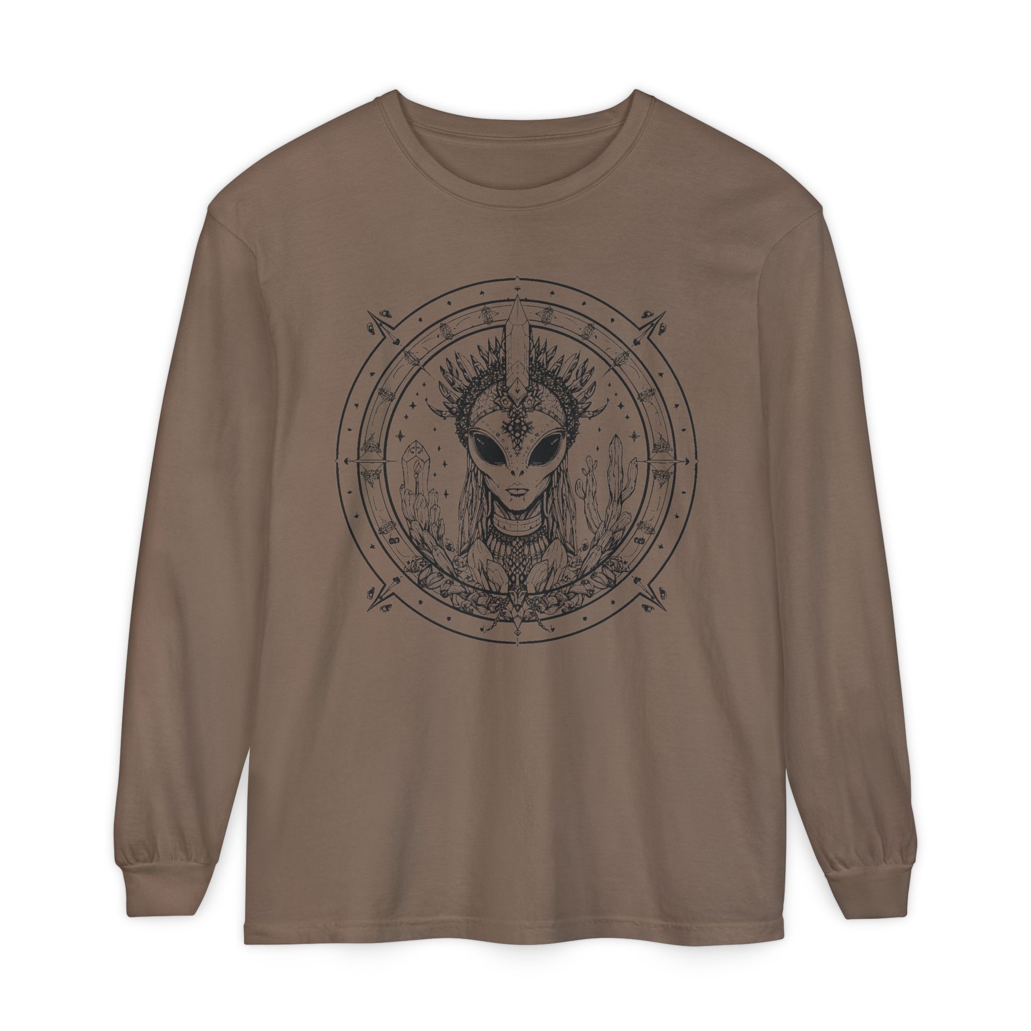Alien Queen Mandala Long Sleeve Tee - Image 13