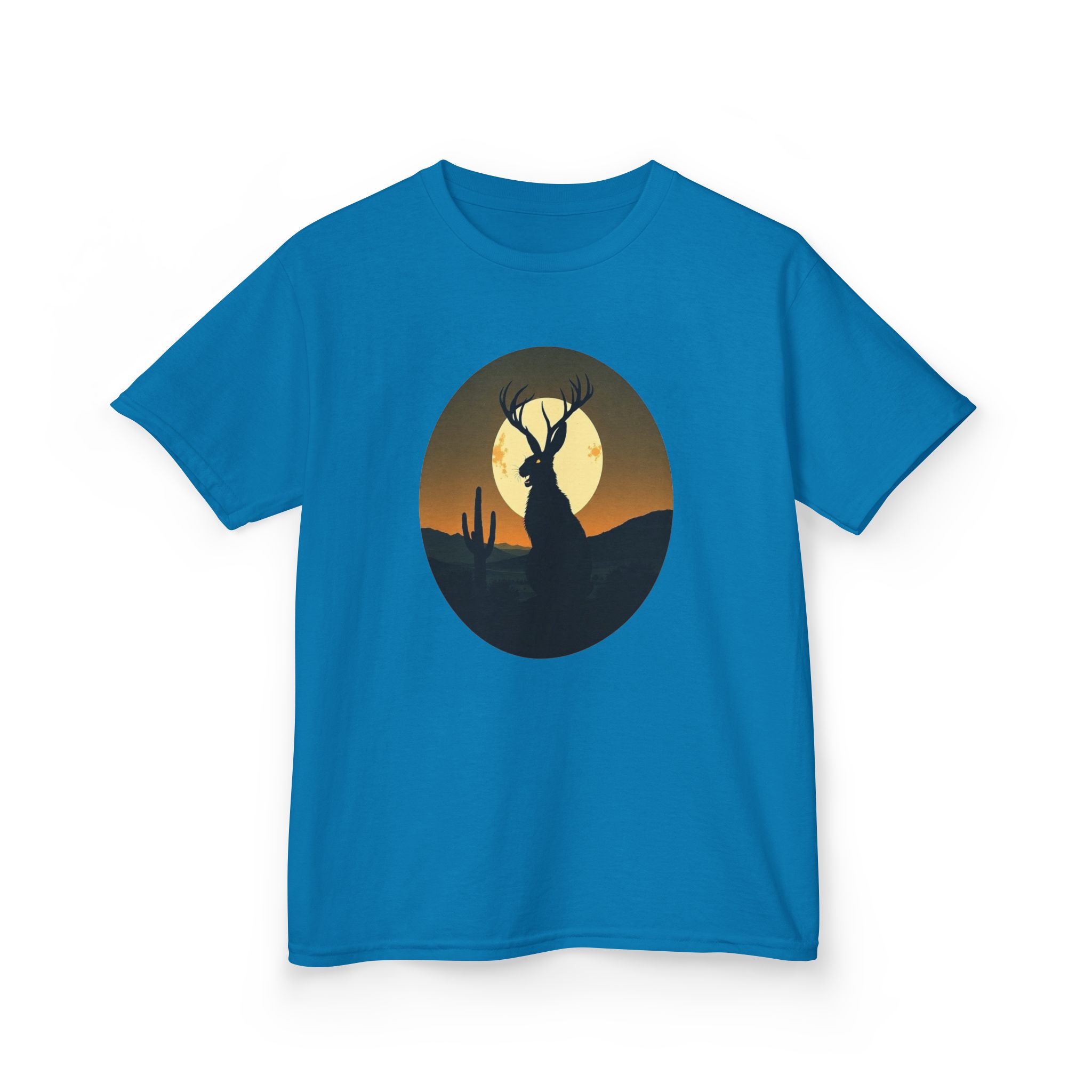 Mystic Jackalope Desert Moon Shirt - Surreal Cryptid Graphic Tee - Image 20