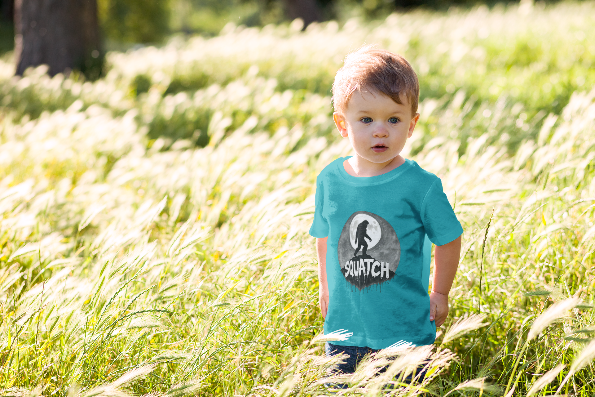 Lunar Legend Kid's Heavy T-Shirt - Image 3