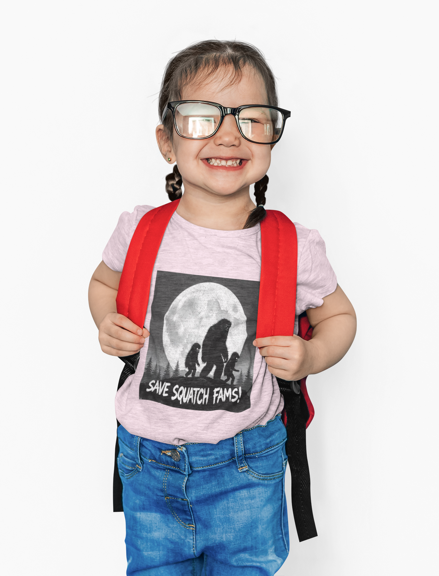 Kids "Save Squatch Fam" T-Shirt - Image 3