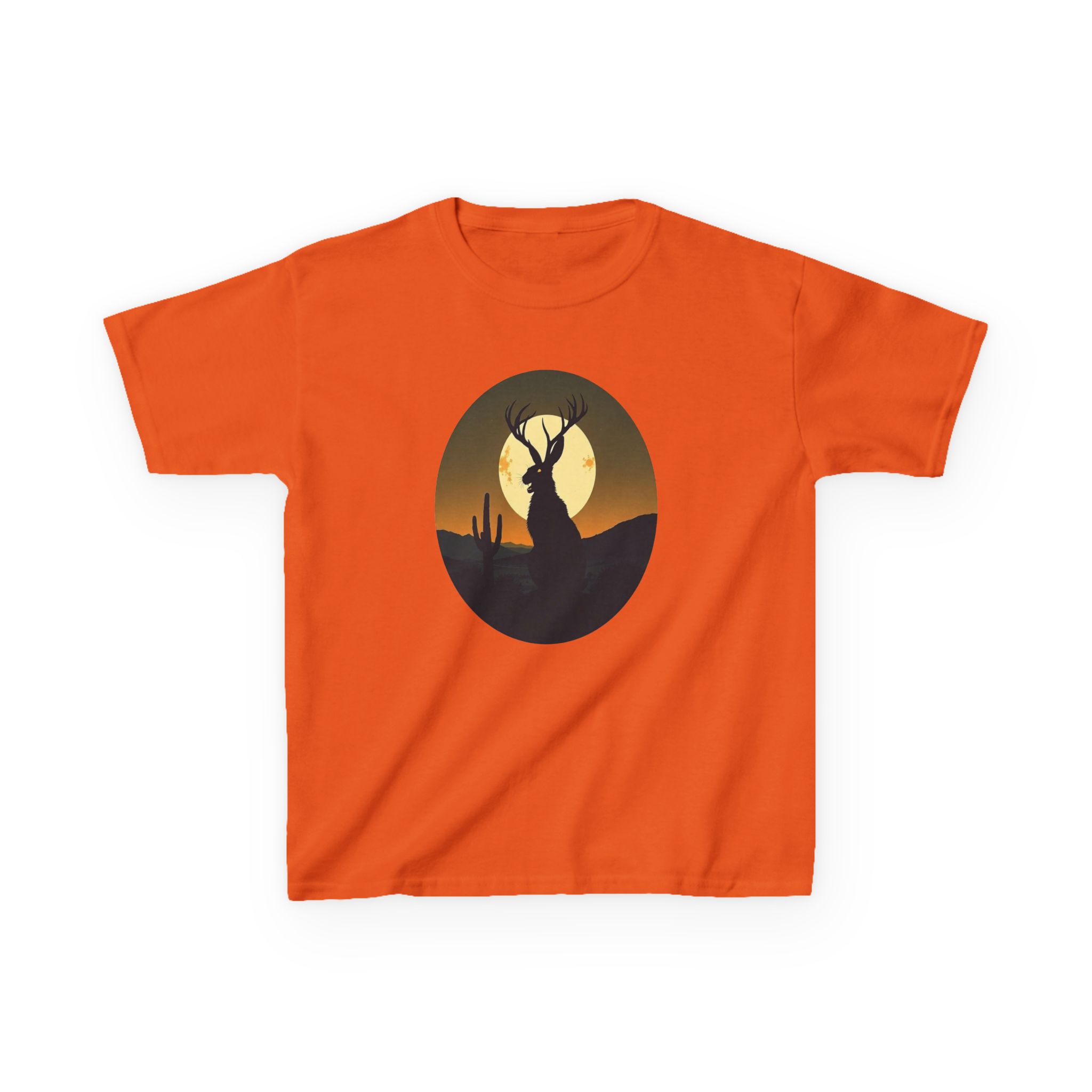Mystic Jackalope Desert Moon Shirt - Surreal Cryptid Graphic Tee - Image 9