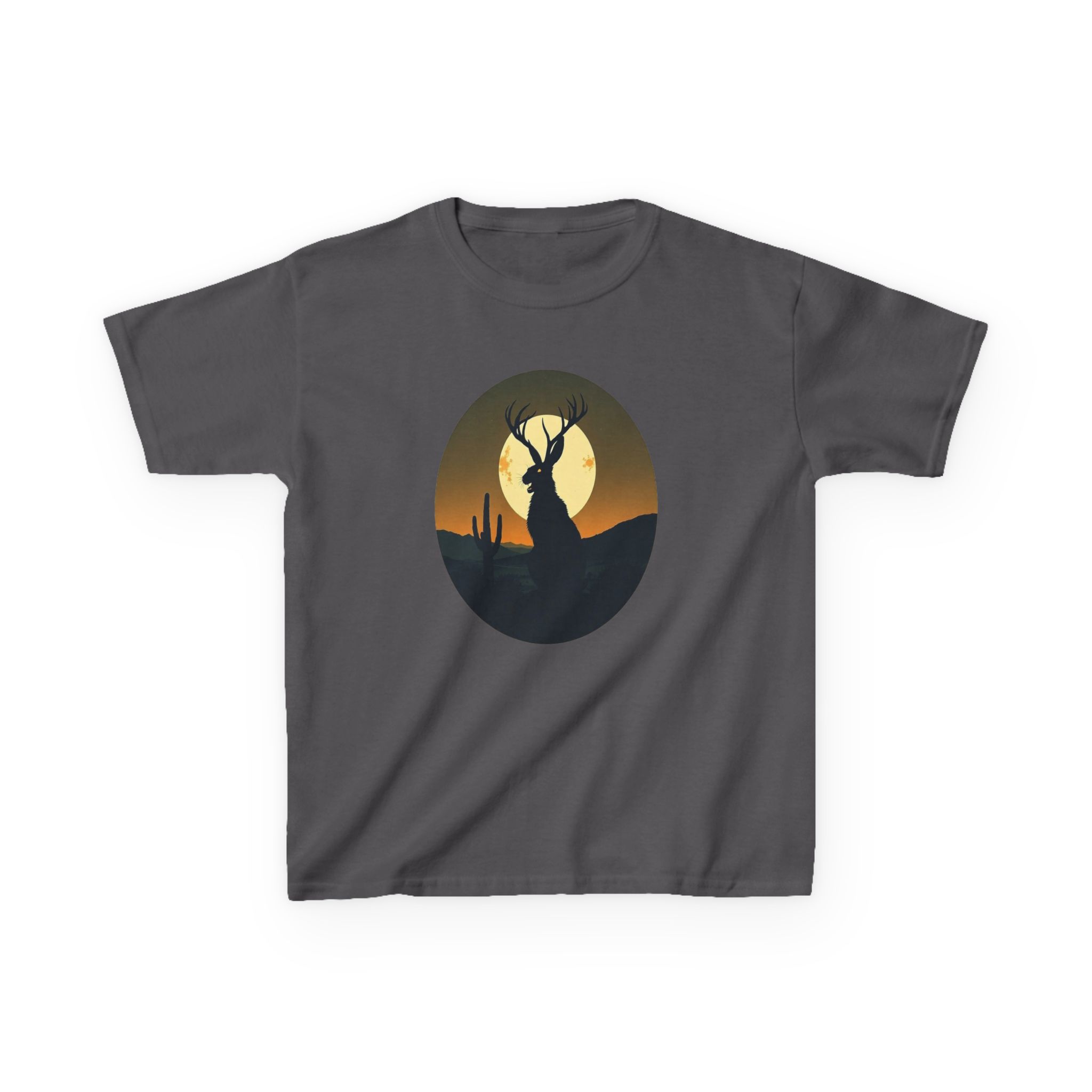 Mystic Jackalope Desert Moon Shirt - Surreal Cryptid Graphic Tee - Image 21