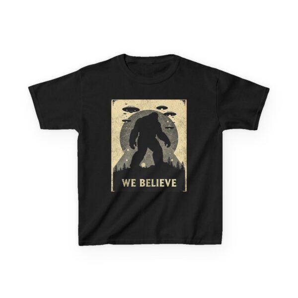 Sasquatch Skywatch Kid's Heavy T-Shirt