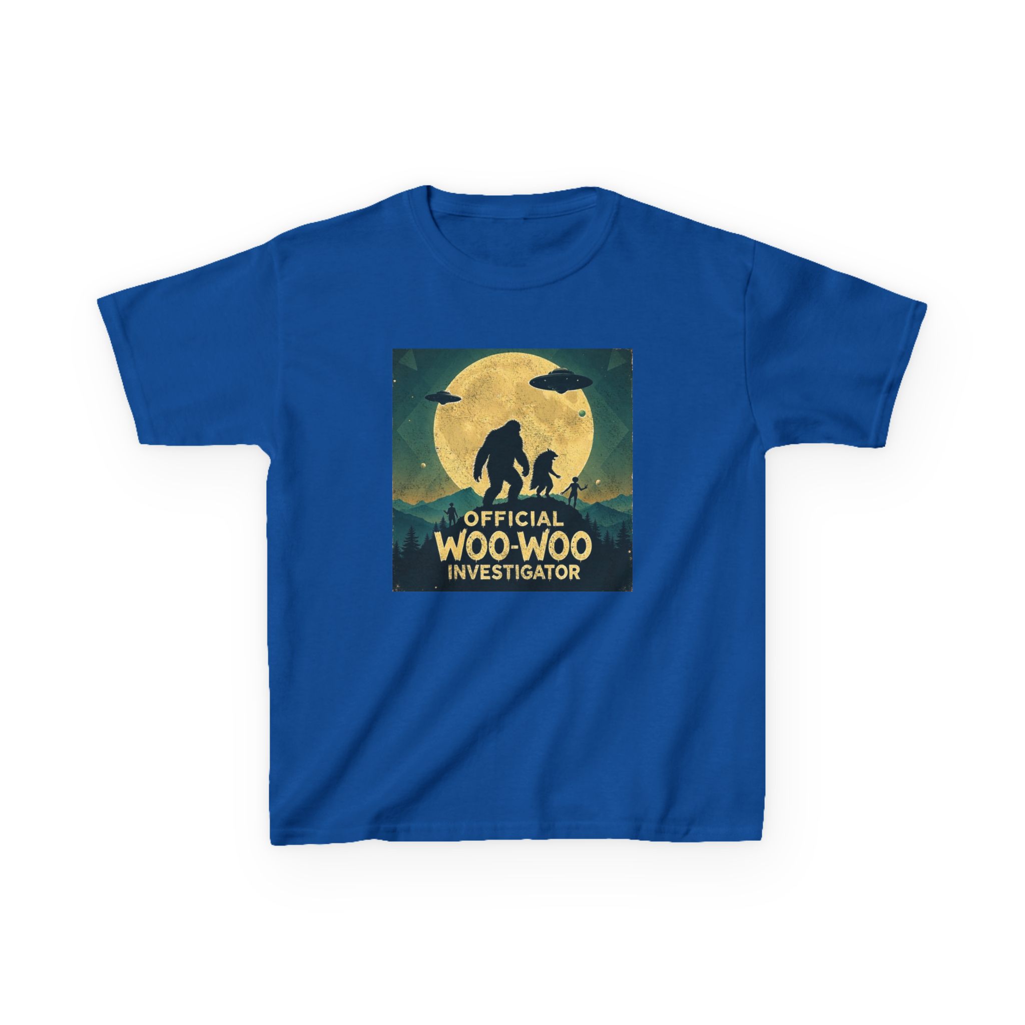 Official Woo-Woo Investigator Shirt - Retro UFO and Bigfoot Cryptid Tee - Image 15