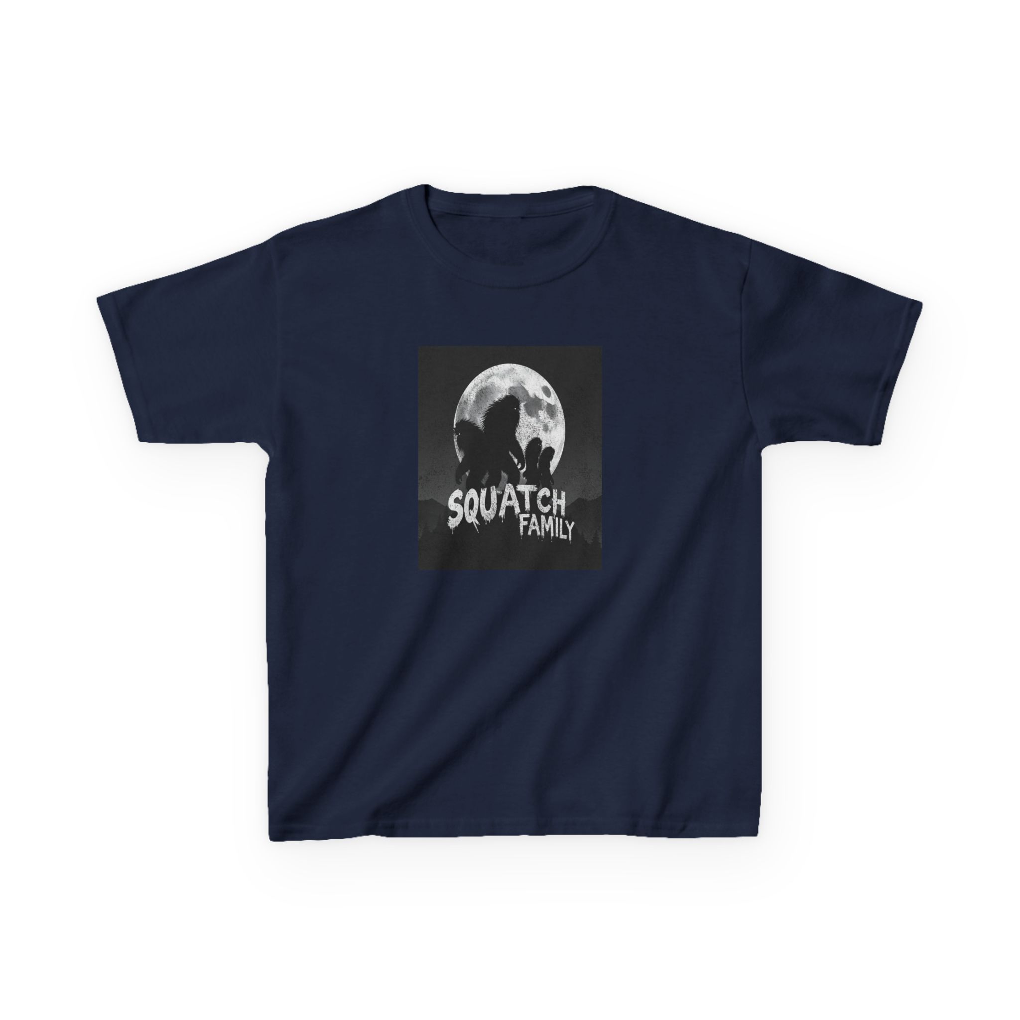 Squatch Family Kids Tee — Bigfoot Lover Kids T-Shirt - Image 25