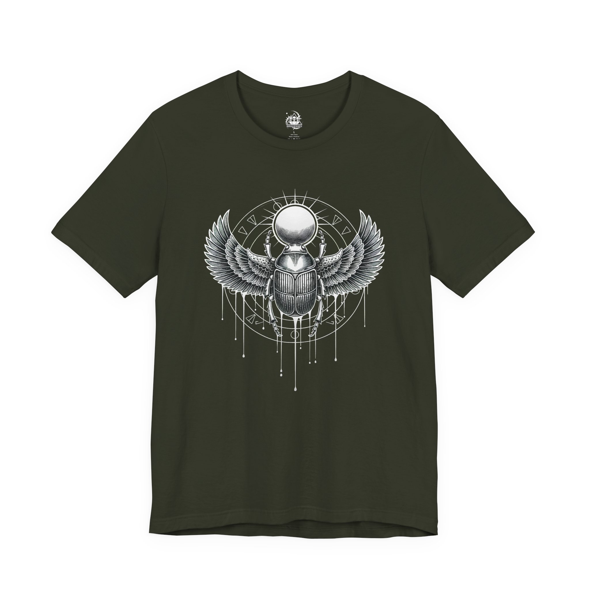 Scarab Wings Graphic Tee — Egyptian Scarab Beetle T-Shirt - Image 4