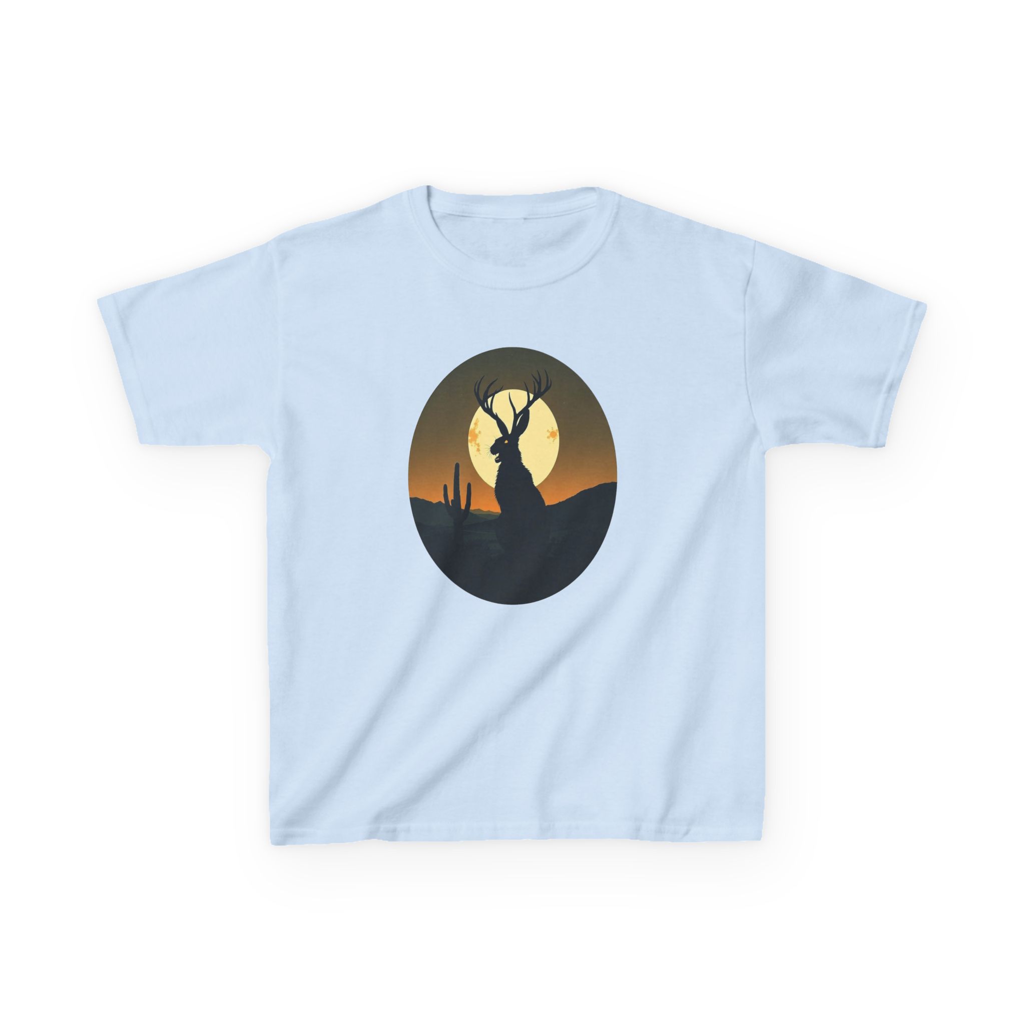 Mystic Jackalope Desert Moon Shirt - Surreal Cryptid Graphic Tee - Image 17