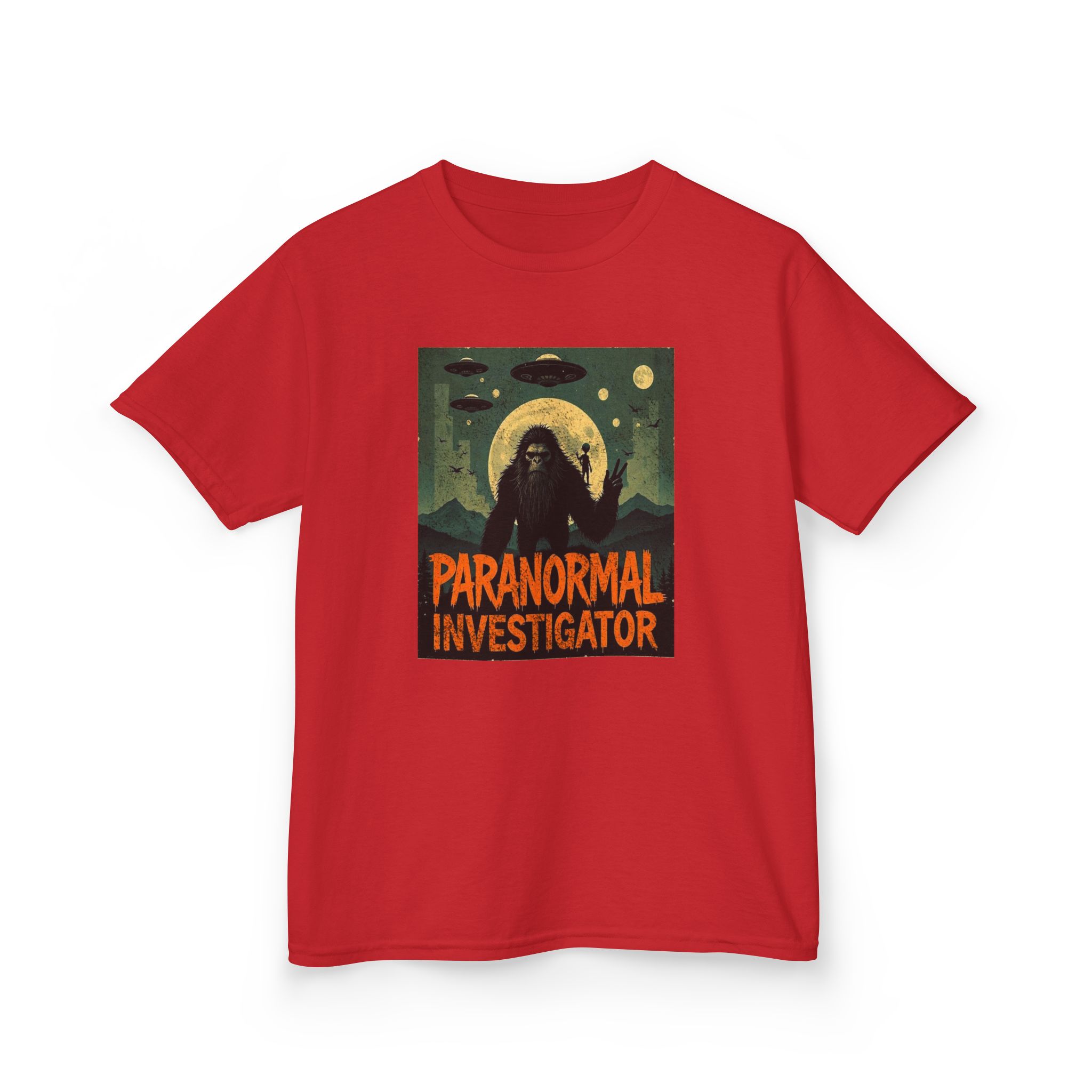 Paranormal Investigator Sasquatch Shirt - Young Believers Cryptid Tee - Image 37