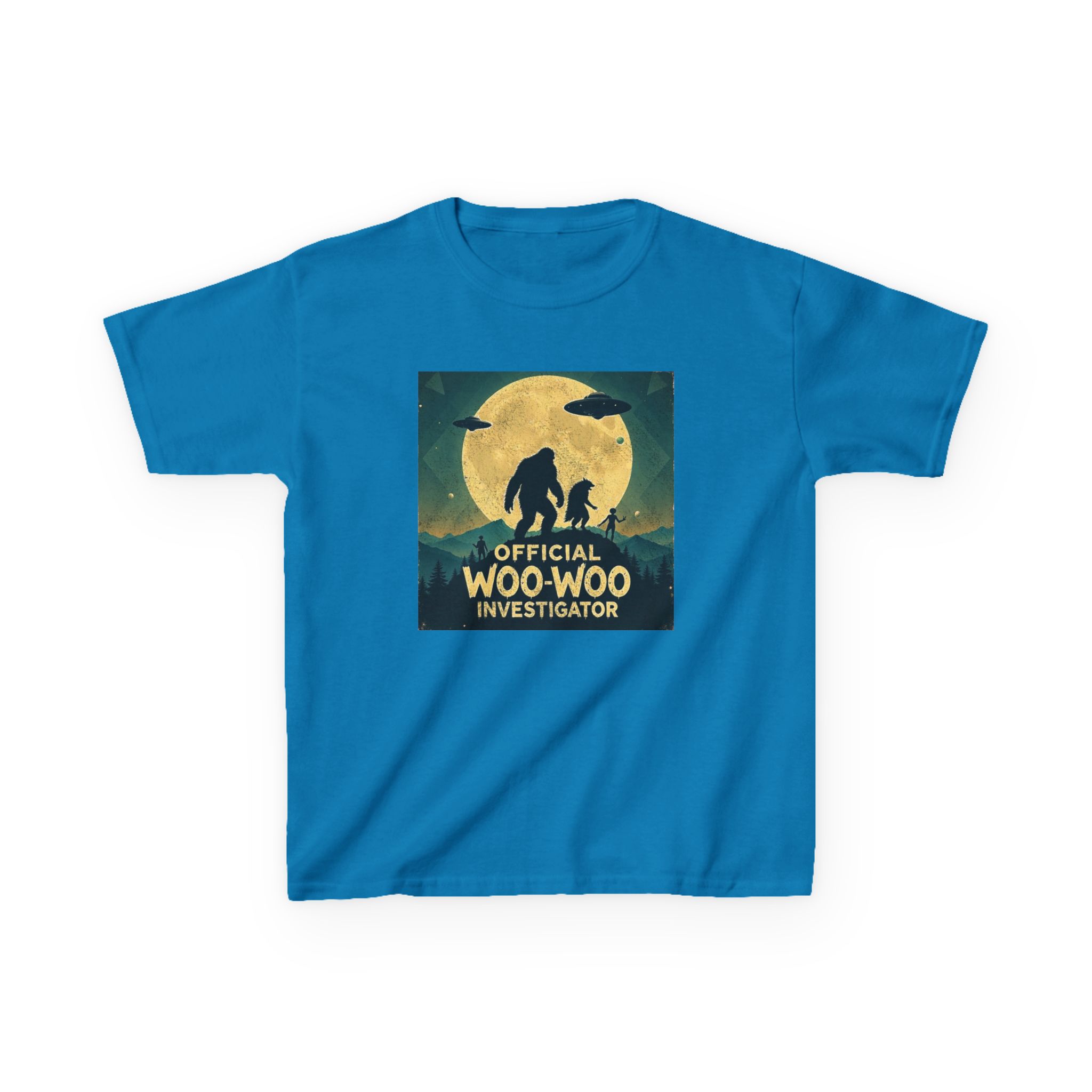 Official Woo-Woo Investigator Shirt - Retro UFO and Bigfoot Cryptid Tee - Image 12