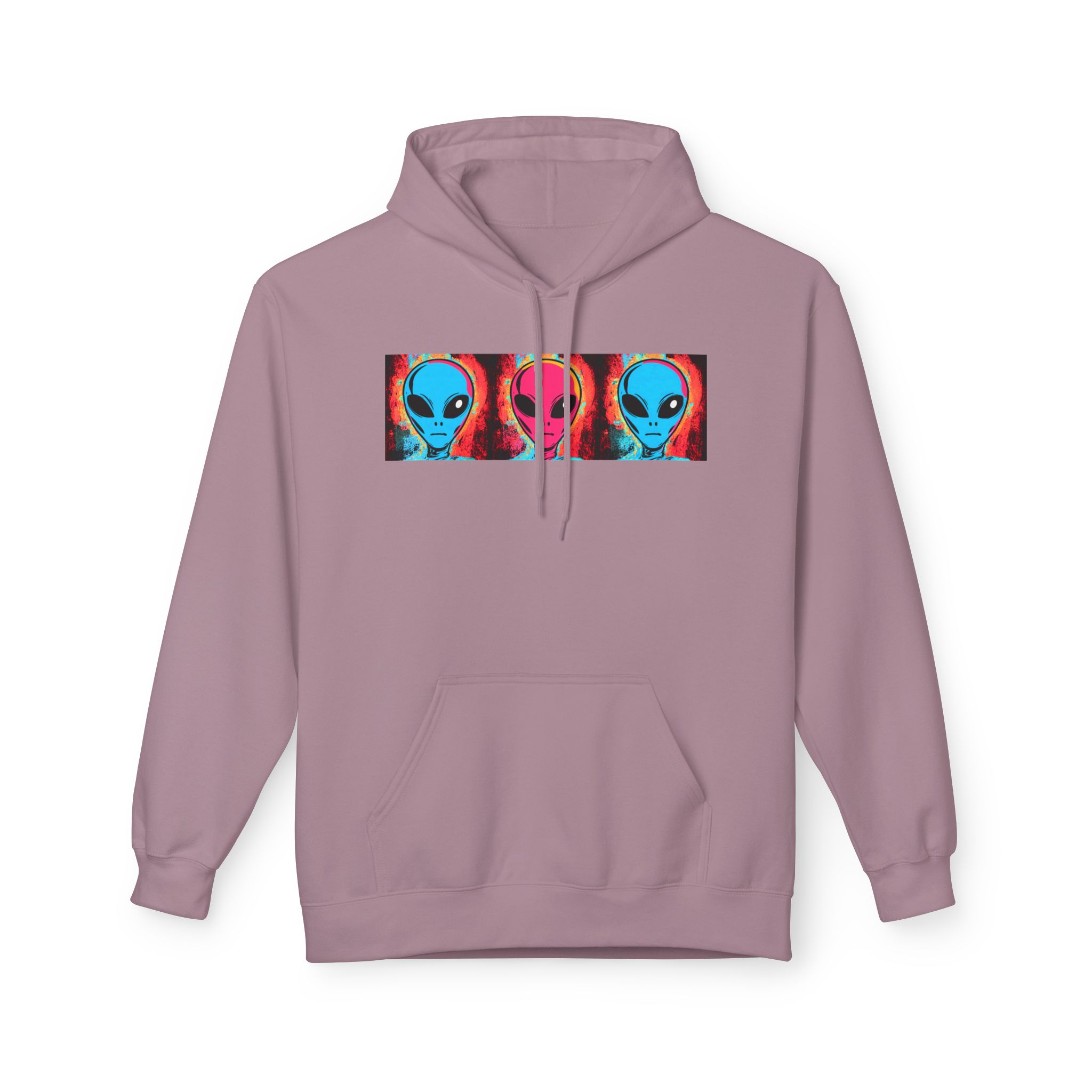 Alien Triptych Hoodie — Retro Psychedelic Extraterrestrial Graphic Pullover - Image 36