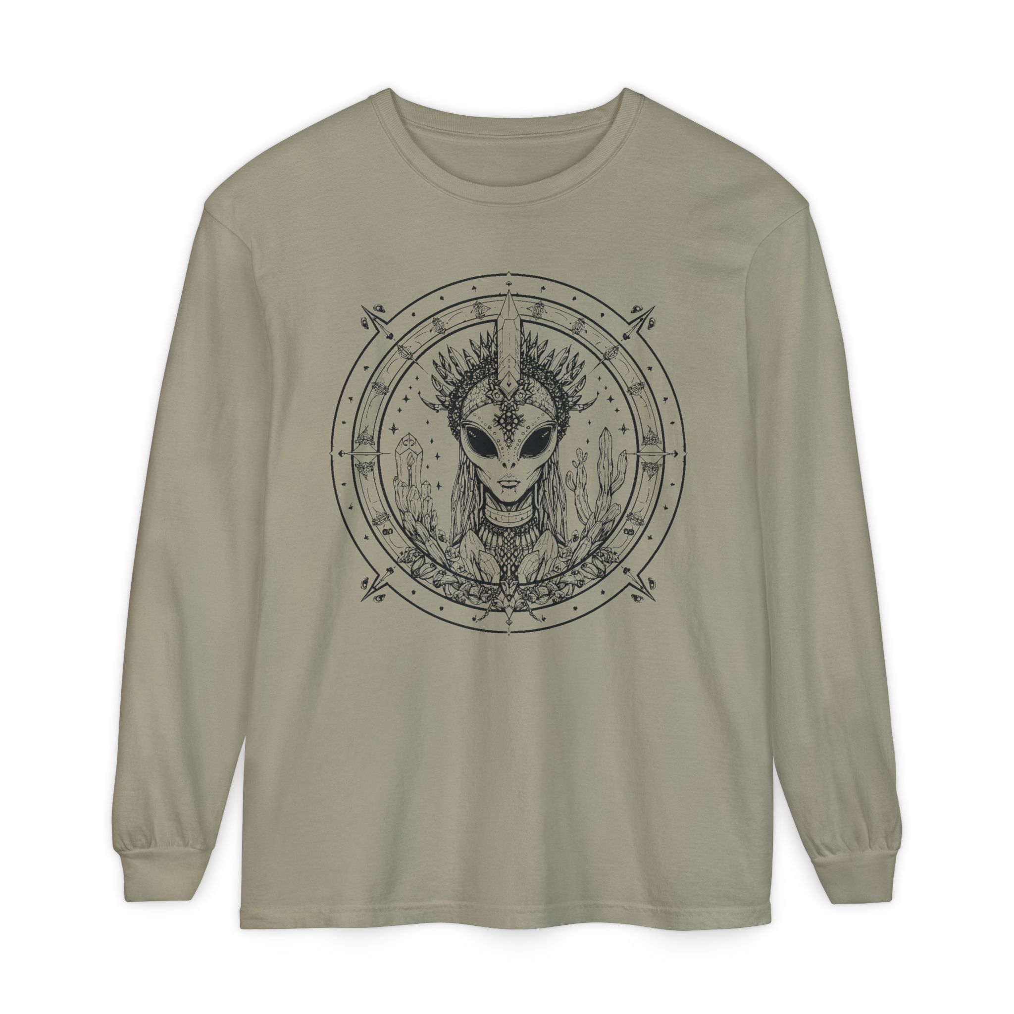 Alien Queen Mandala Long Sleeve Tee - Image 19