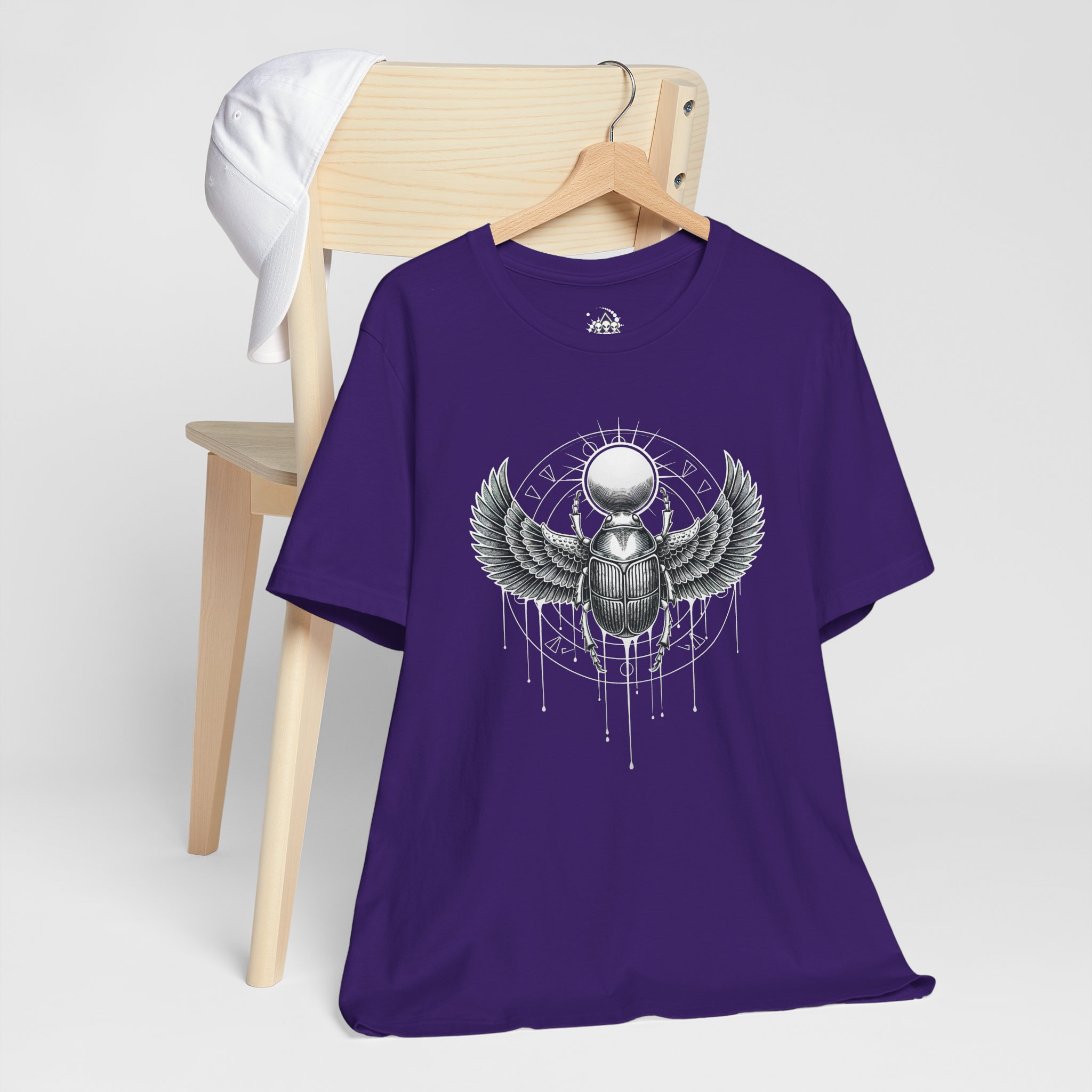 Scarab Wings Graphic Tee — Egyptian Scarab Beetle T-Shirt - Image 15