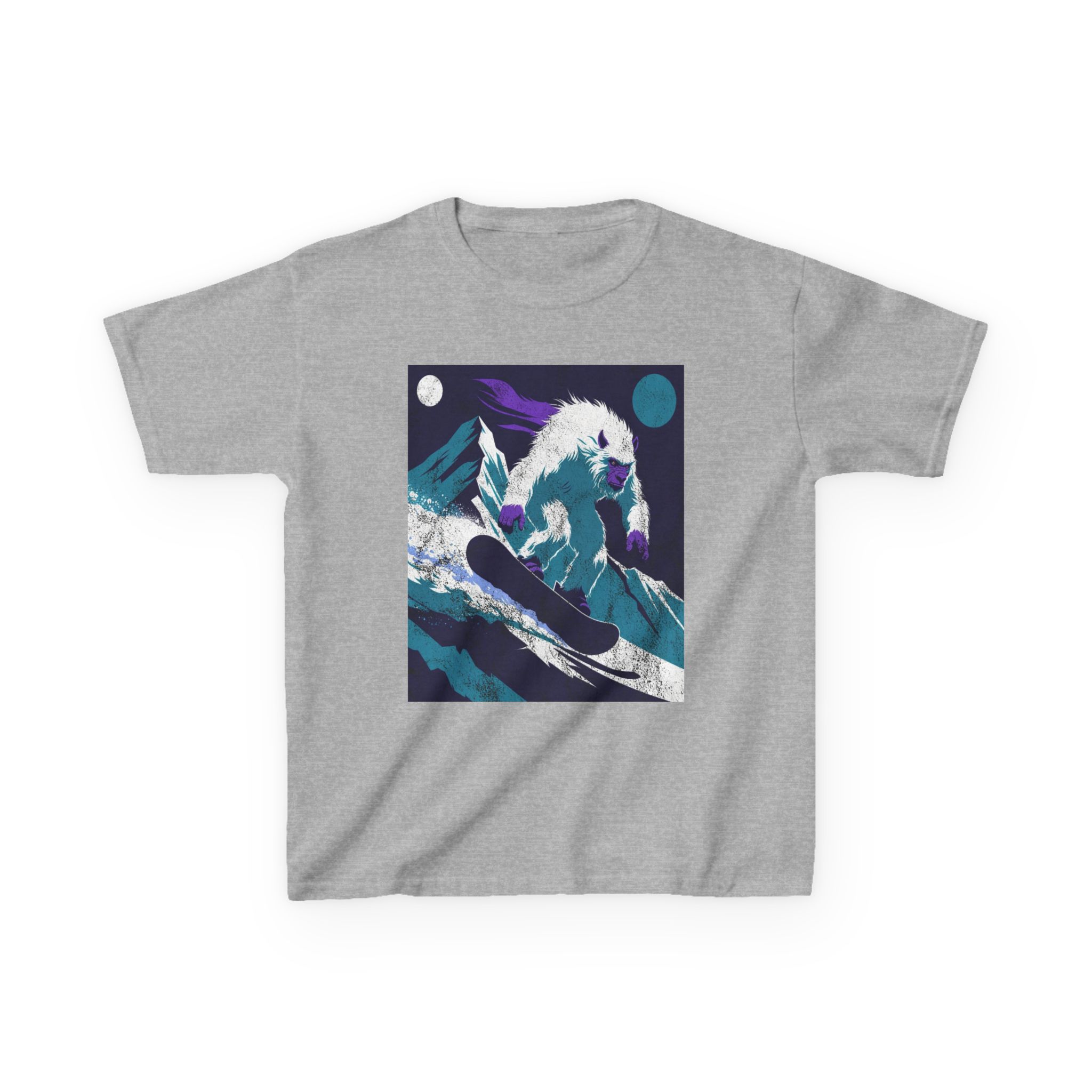 Kids Yeti Descent T-Shirt — Yeti's Descent Graphic Tee - Image 5