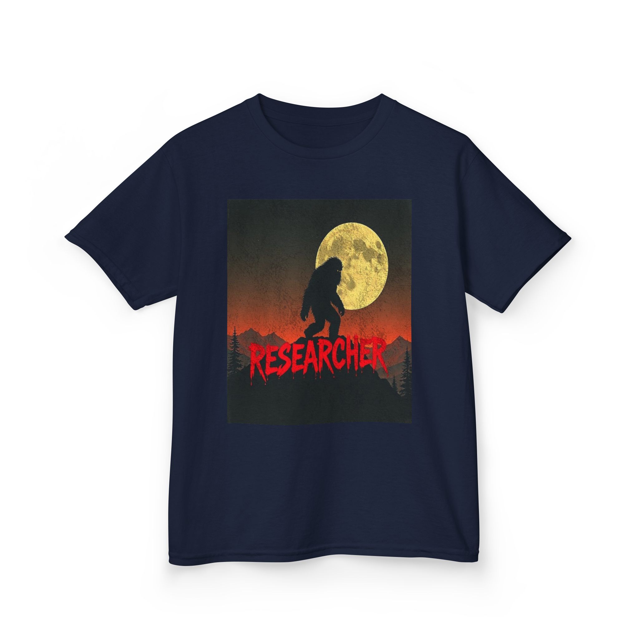 Bigfoot's Night Watch Kid's Heavy T-Shirt - Image 24