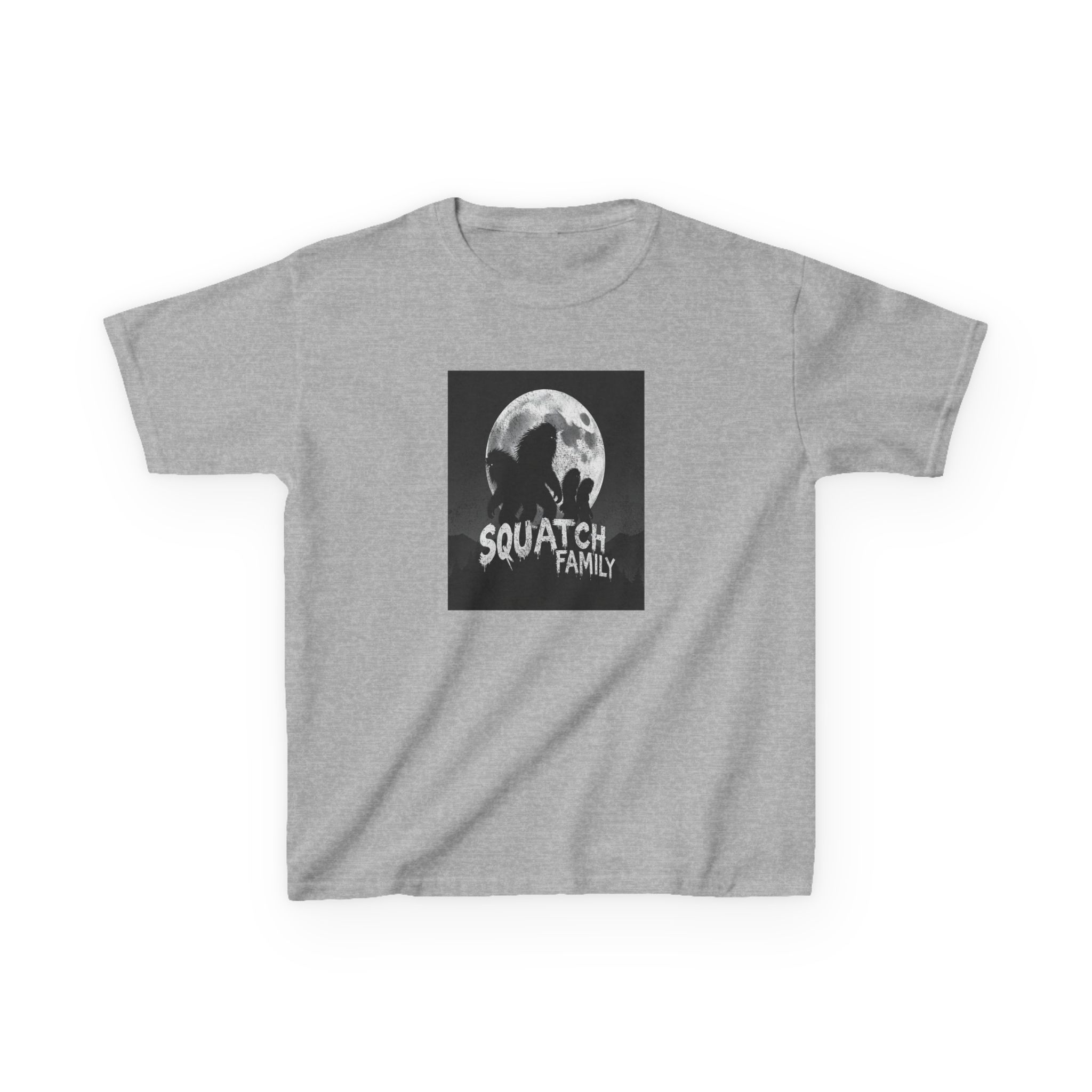 Squatch Family Kids Tee — Bigfoot Lover Kids T-Shirt - Image 5