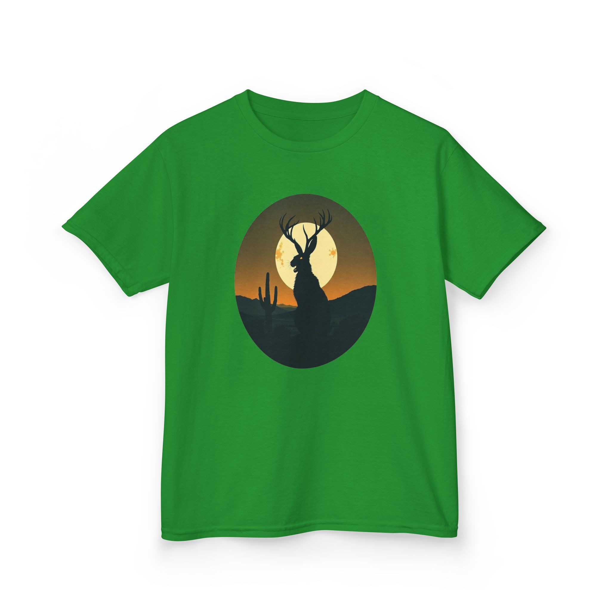 Mystic Jackalope Desert Moon Shirt - Surreal Cryptid Graphic Tee - Image 14