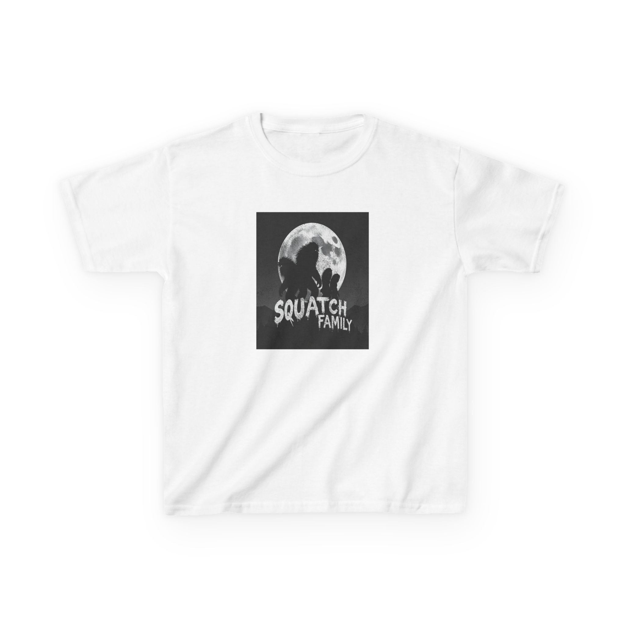 Squatch Family Kids Tee — Bigfoot Lover Kids T-Shirt