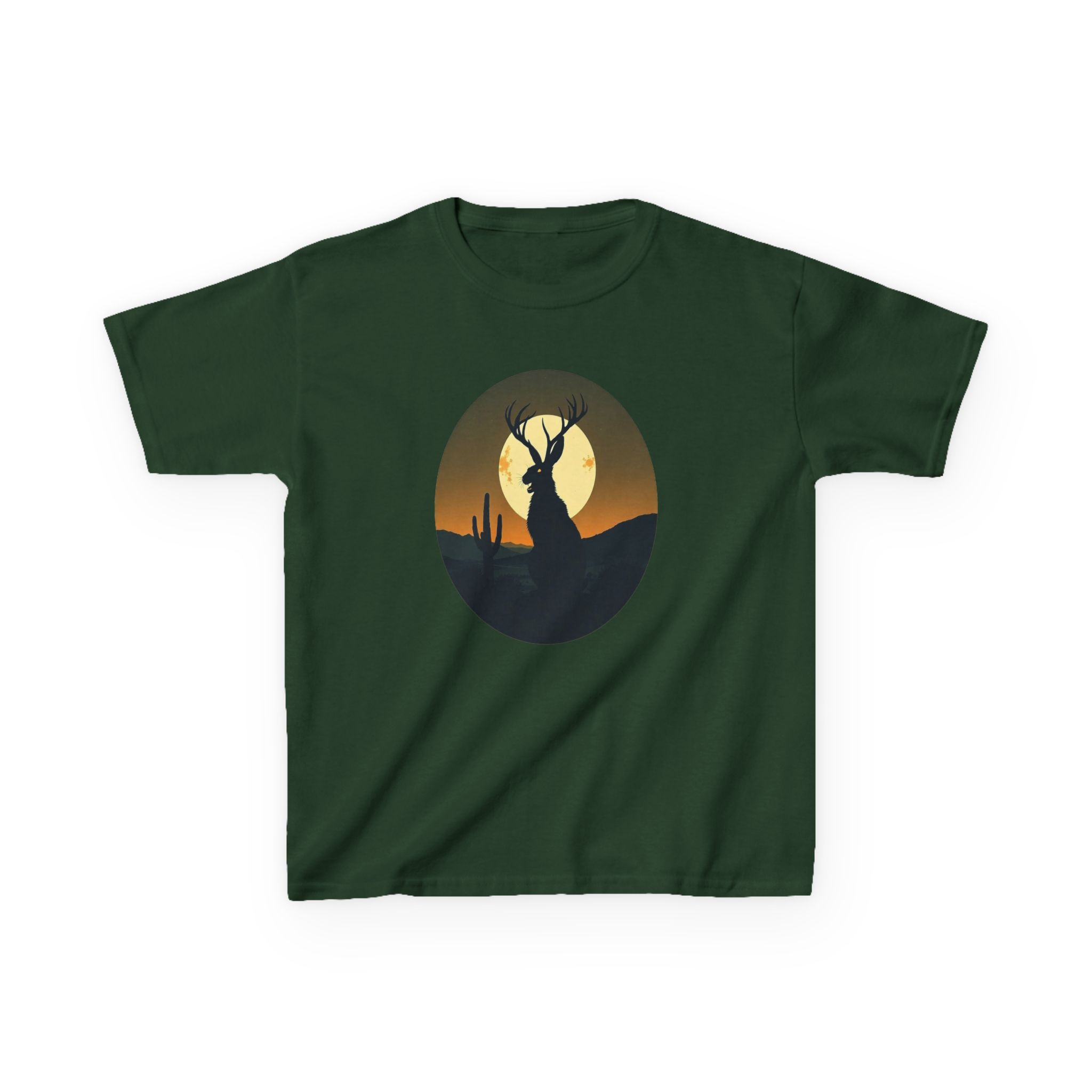 Mystic Jackalope Desert Moon Shirt - Surreal Cryptid Graphic Tee - Image 11