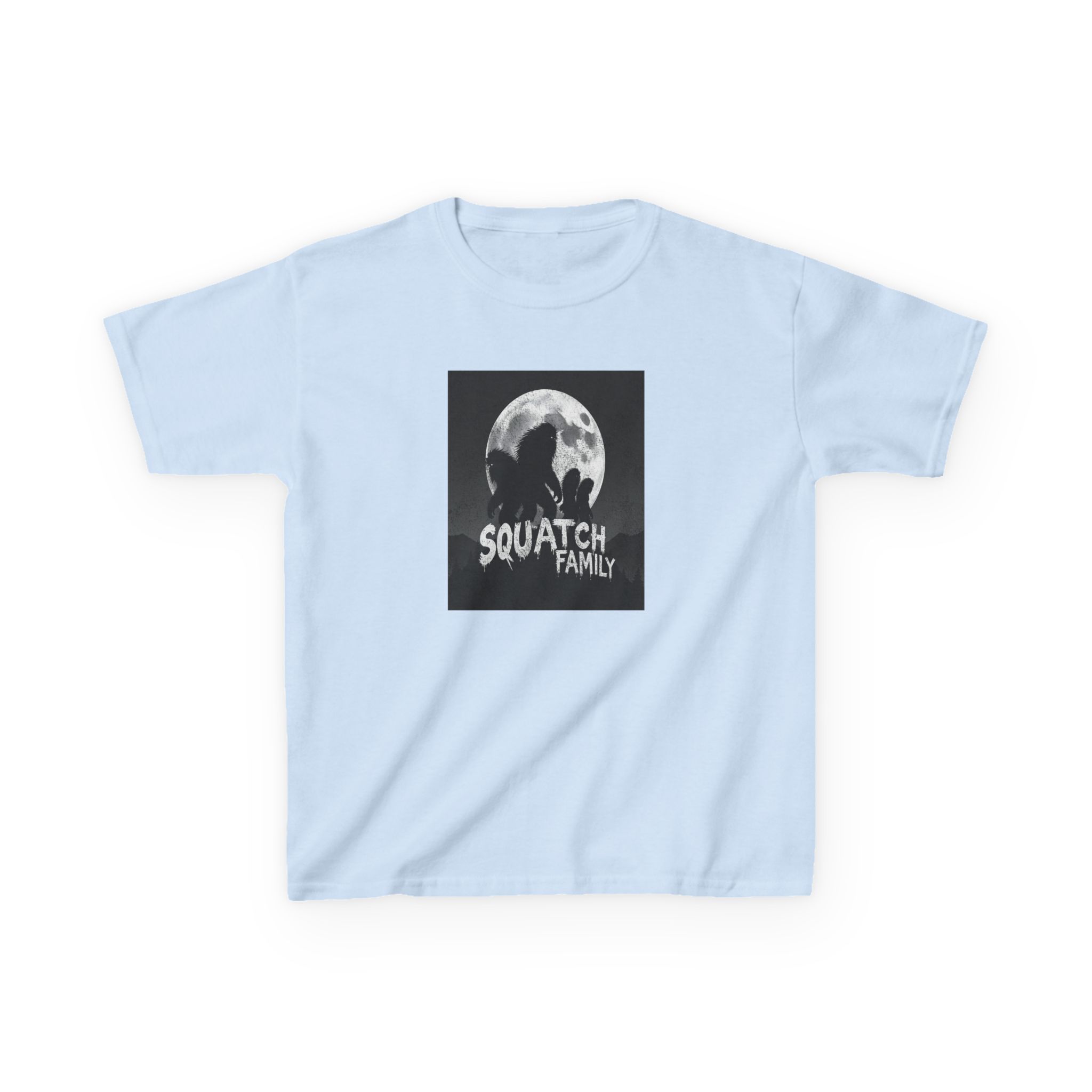 Squatch Family Kids Tee — Bigfoot Lover Kids T-Shirt - Image 17