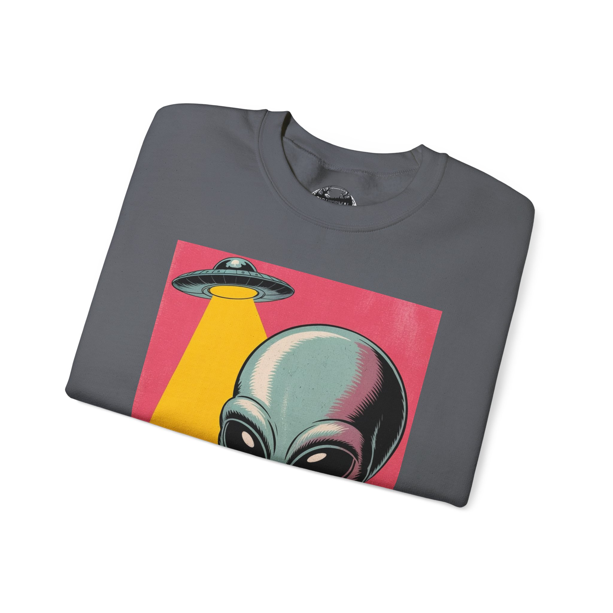 Alien Greeting Crewneck Sweatshirt — Retro UFO Art - Image 26