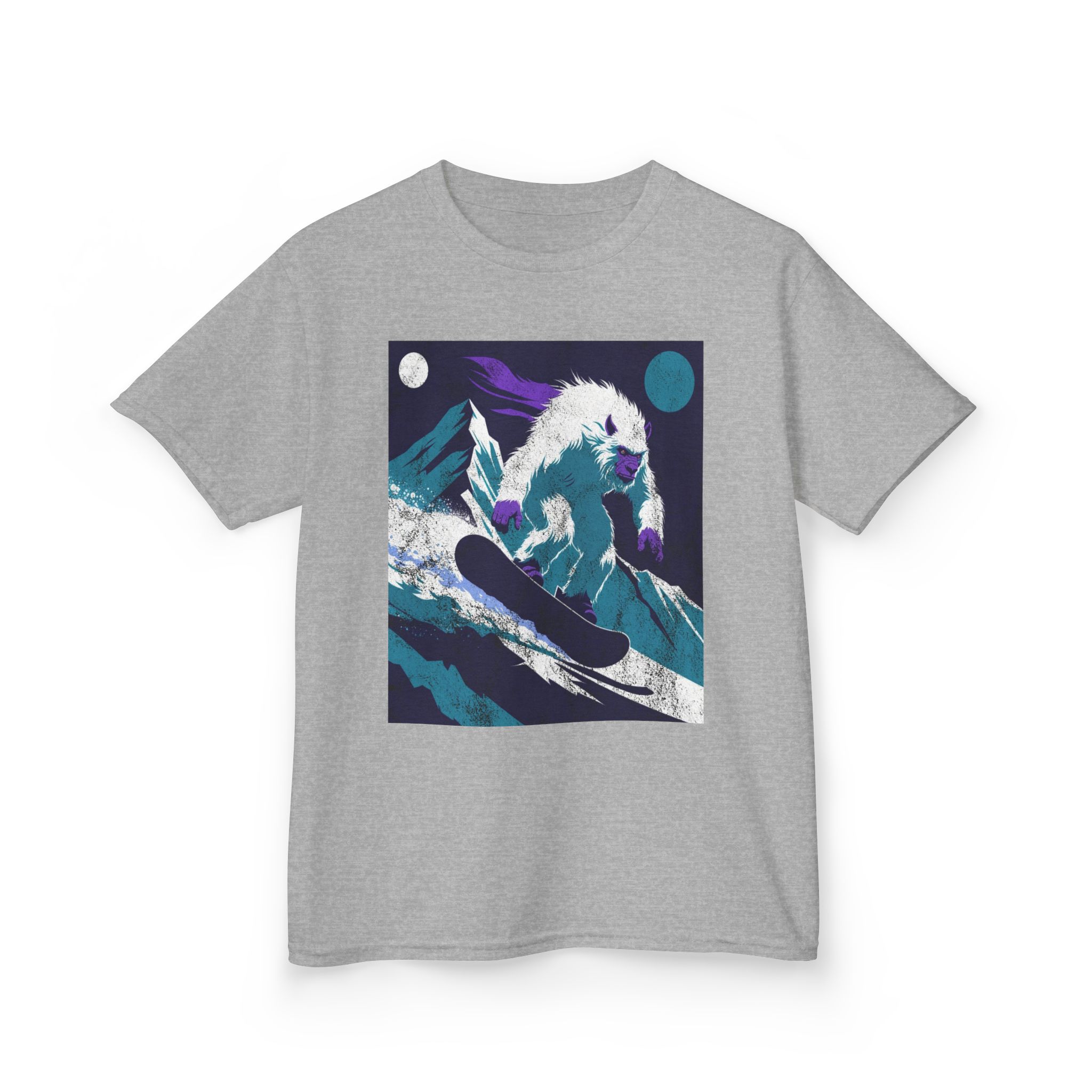 Kids Yeti Descent T-Shirt — Yeti's Descent Graphic Tee - Image 6