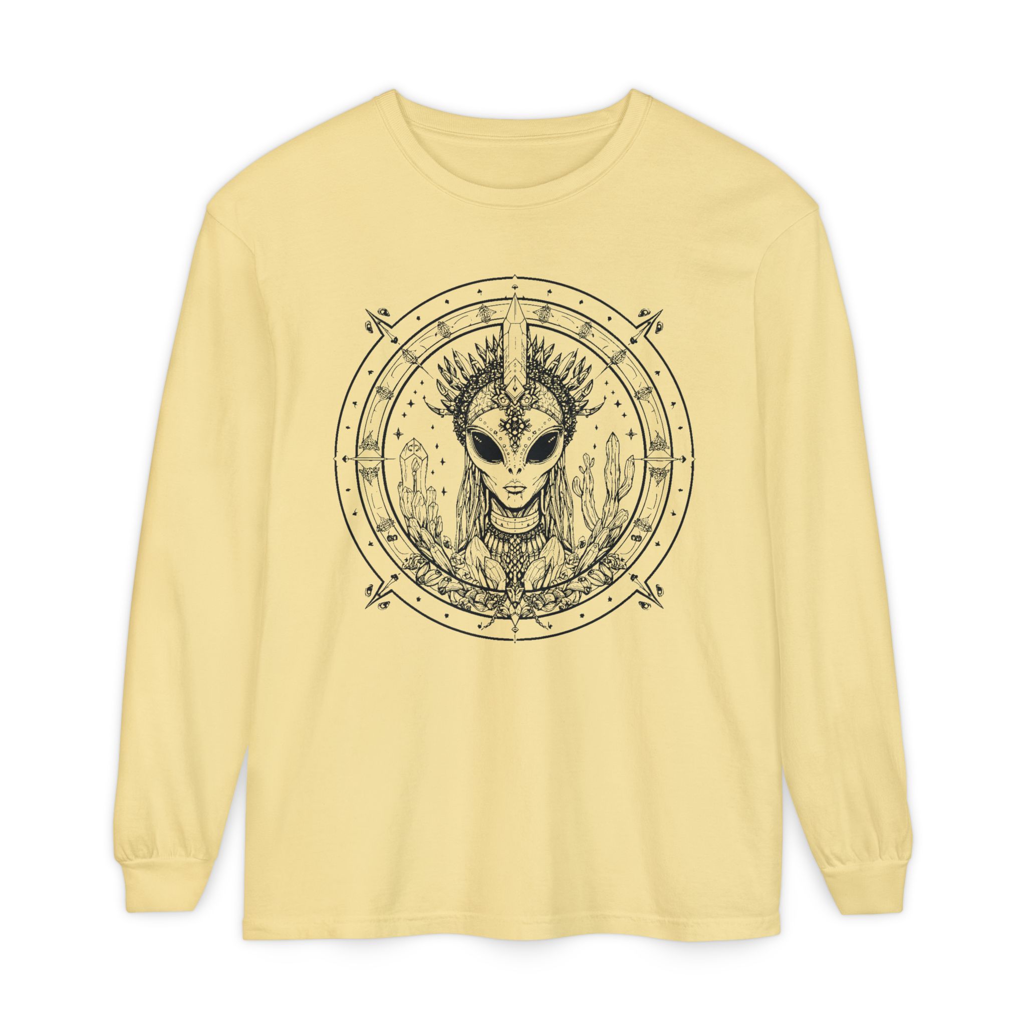 Alien Queen Mandala Long Sleeve Tee - Image 16