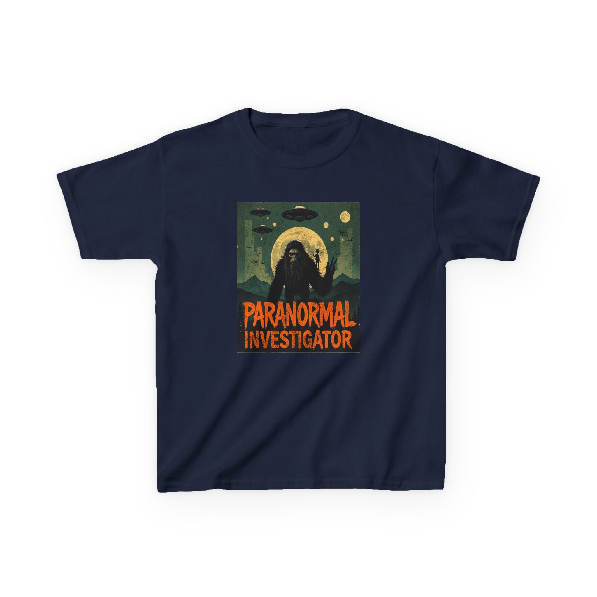 Paranormal Investigator Sasquatch Shirt - Young Believers Cryptid Tee - Image 28