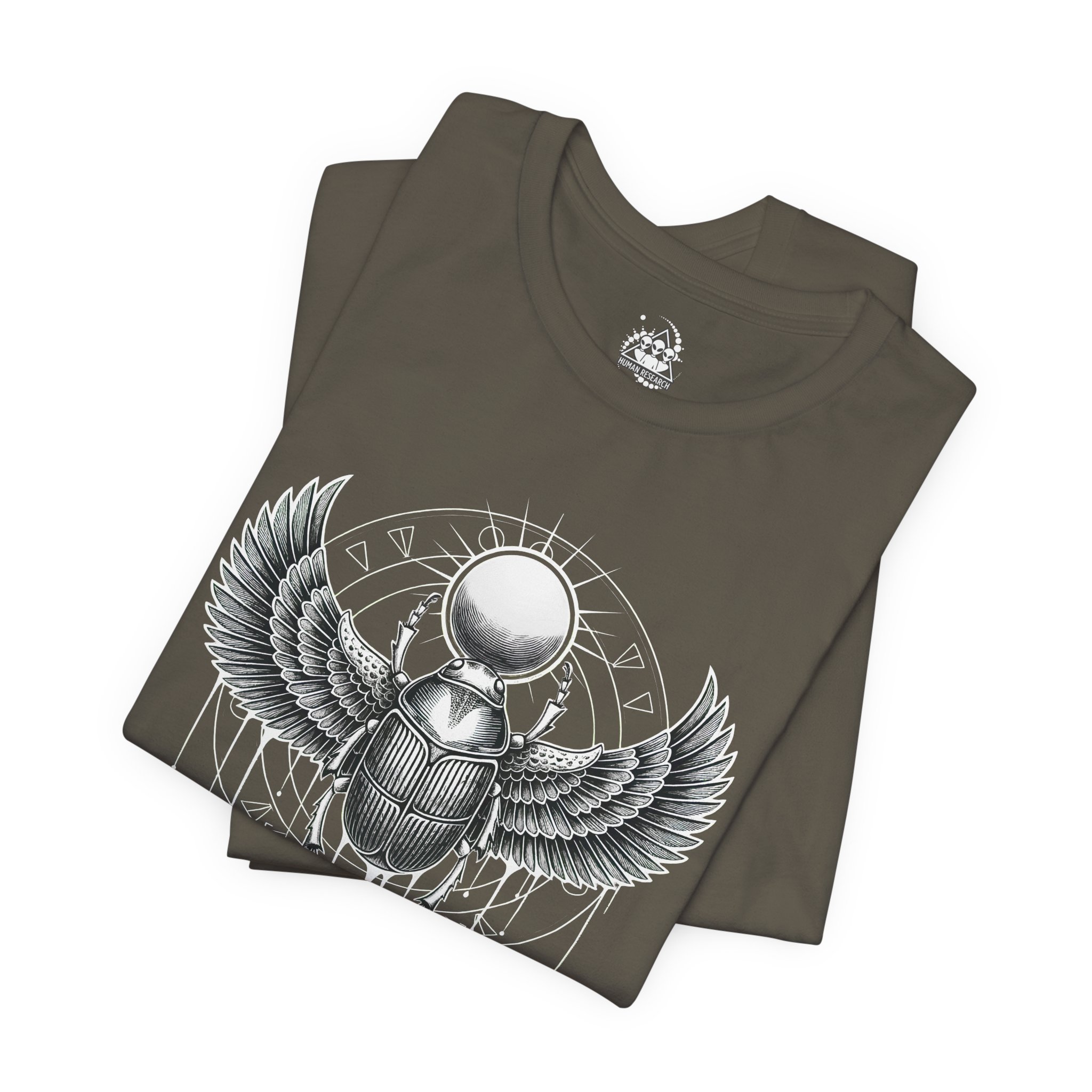 Scarab Wings Graphic Tee — Egyptian Scarab Beetle T-Shirt - Image 3
