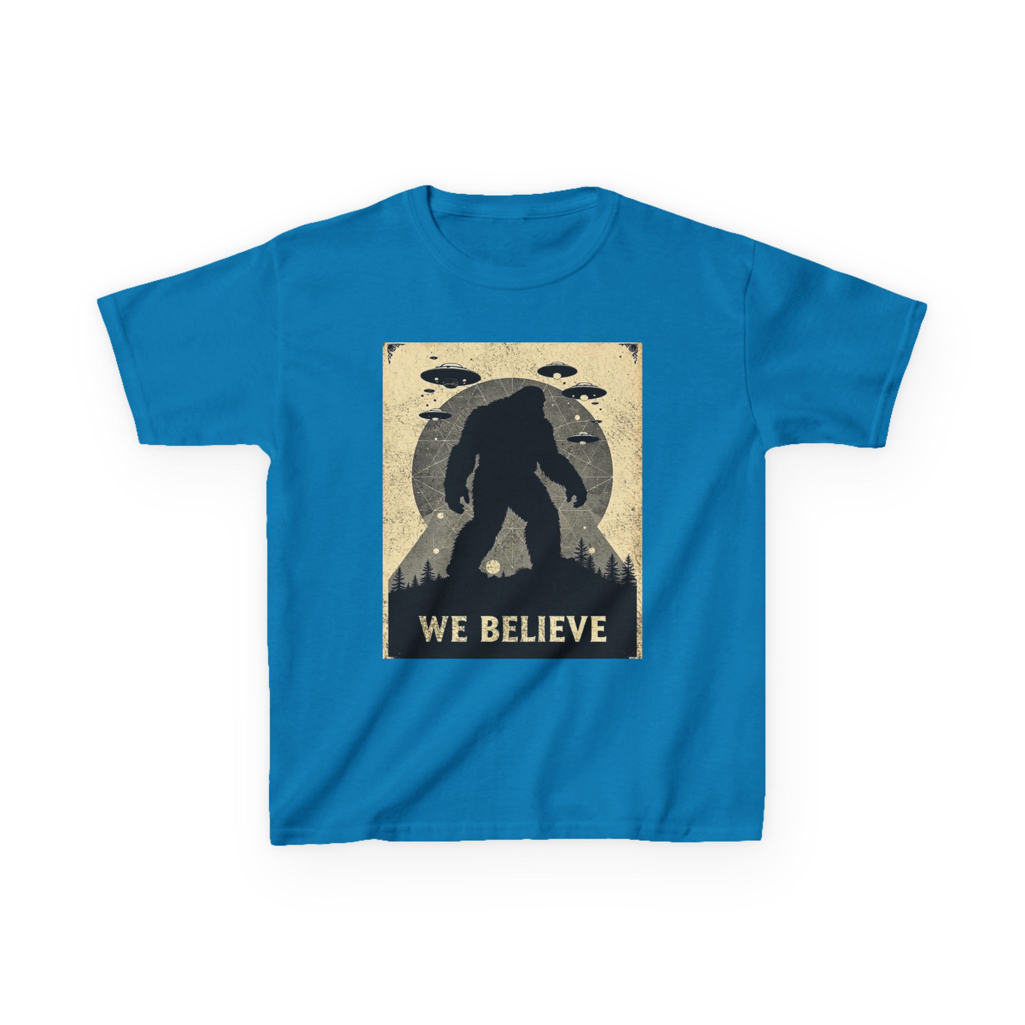 Sasquatch Skywatch Kid's Heavy T-Shirt - Image 9