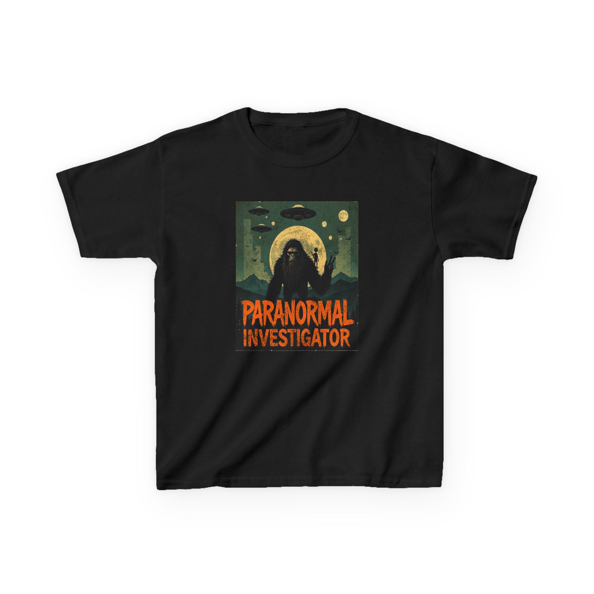 Paranormal Investigator Sasquatch Shirt - Young Believers Cryptid Tee - Image 3