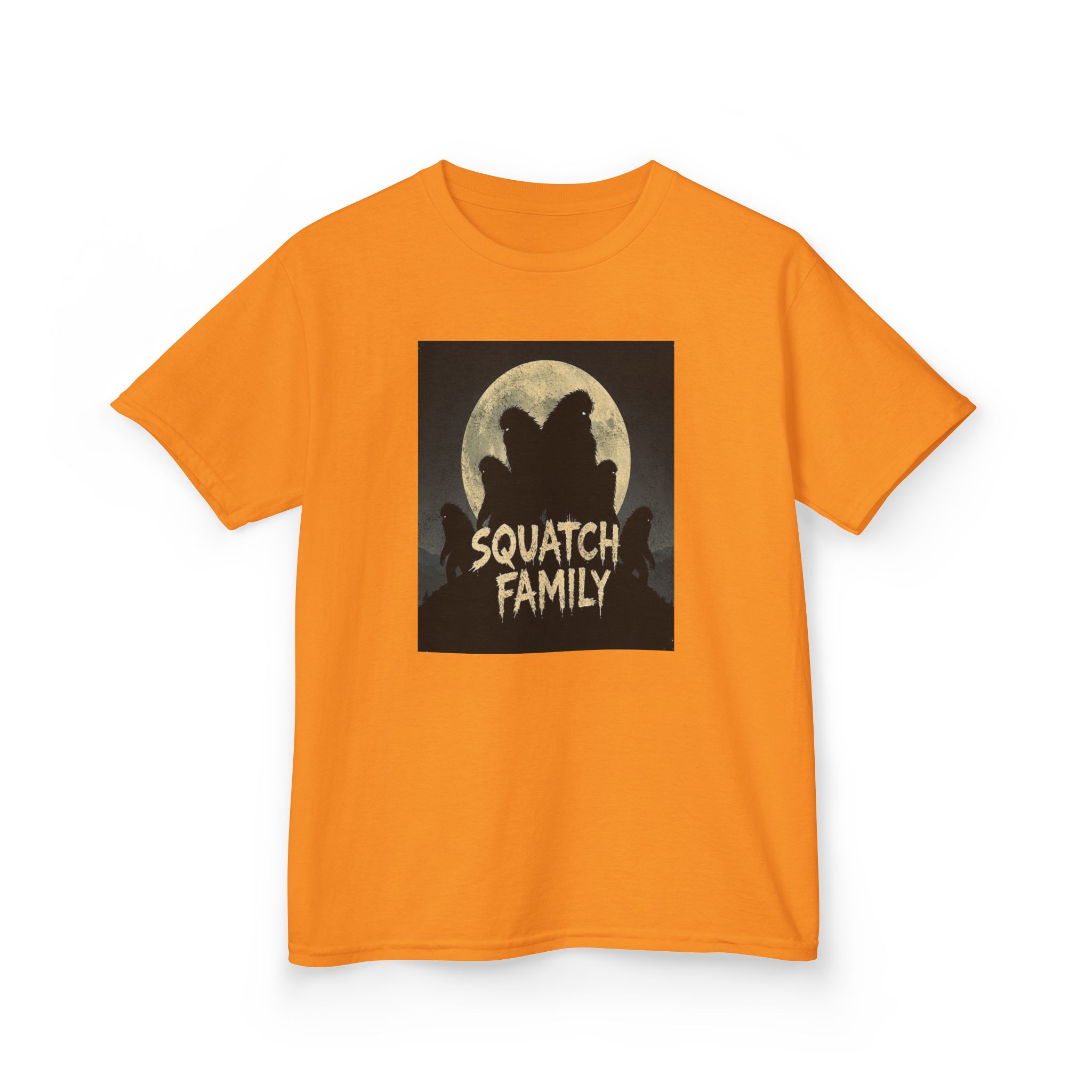 Kids Bigfoot Tee — "SQUATCH FAMILY" Moonlit Cryptid Graphic - Image 7